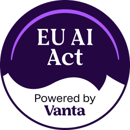 Vanta EU AI Act compliance badge