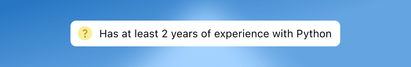 Maybe status on uncertain criteria