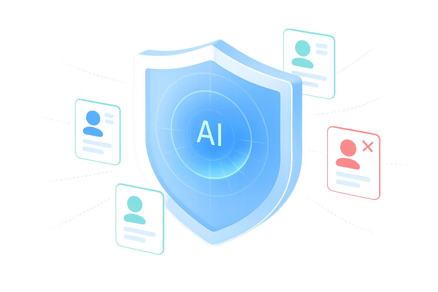 AI-powered Application Fraud Prevention FraudShield illustration